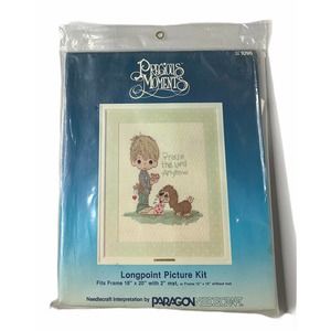 Vintage Paragon Precious Moments Longpoint Kit 1980s Praise the Lord Anyhow 1096